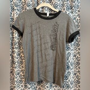 coors lite Bella Gray and Black T-Shirt